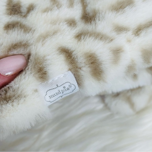 Mudpie Lovie Cheetah Leopard Cat Plush Stuffed Animal Baby Blanket NWOT - Picture 9 of 9